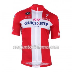 Maillot mangas cortas 2018-2019 Quick Step Campeonato de Dinamarca